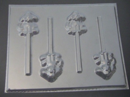 430sp Big Red Dog Cliffy Chocolate or Hard Candy Lollipop Mold 430sp Big Red Dog Cliffy Chocolate or Hard Candy Lollipop Mold